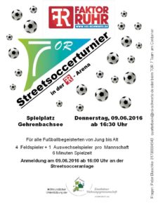 Streetsoccerturnier 2016